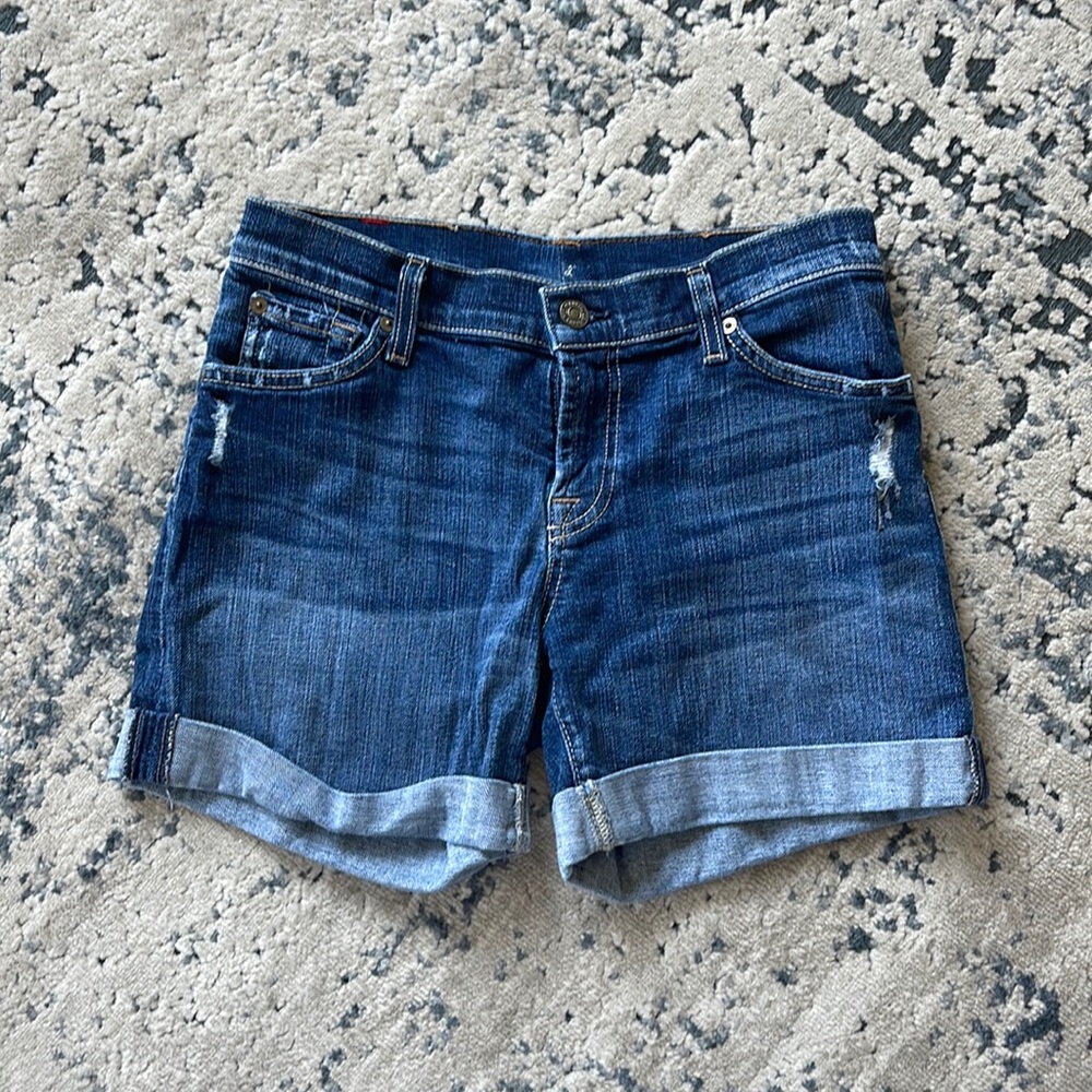 7’s Jean Shorts